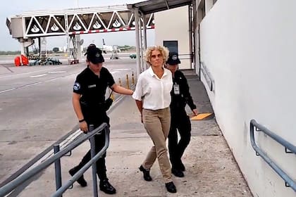 Sabrina Basile, tras ser detenida