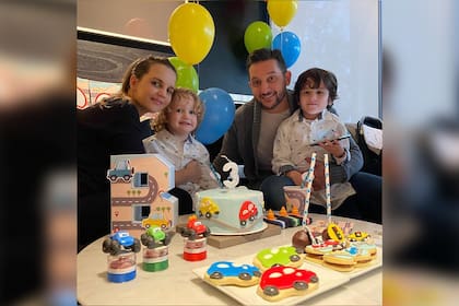 Beltrán cumplió tres años el 23 de mayo y lo celebraron en familia