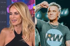 El insólito beso de Robbie Williams a Sabrina Rojas y la propuesta que le llegó después