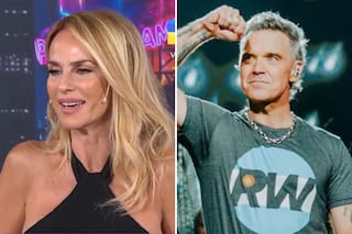 El insólito beso de Robbie Williams a Sabrina Rojas y la propuesta que le llegó después