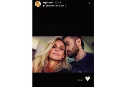 Sabrina Rojas y el Tucu López en una historia de Instagram
