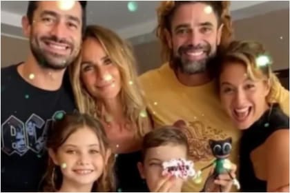 Sabrina Rojas y Luciano Castro celebraron el cumpleaños de su hijo con Flor Vigna y el Tucu López