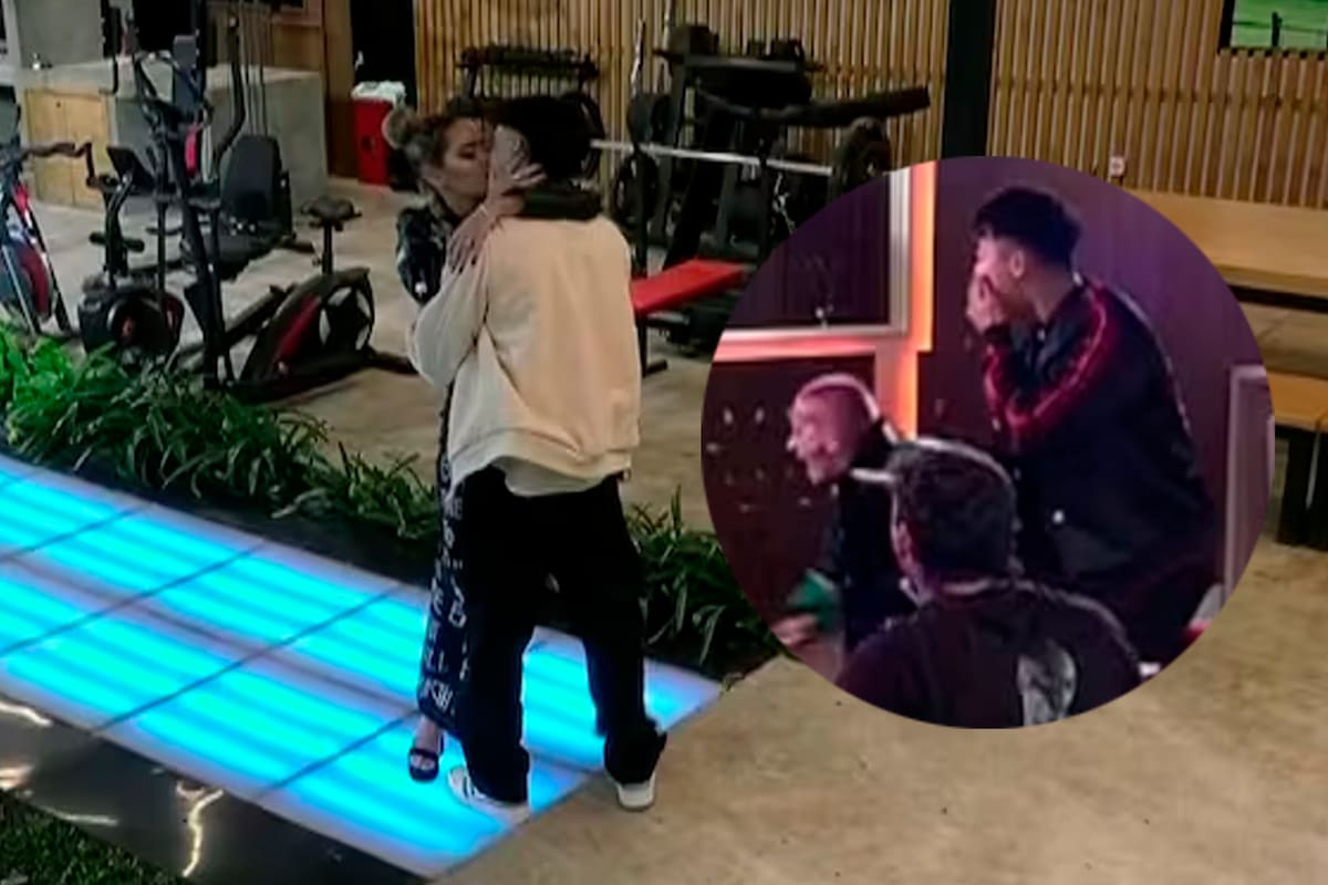 Sabrina y Alan confirmaron su romance con un beso en la casa de Gran Hermano y los participantes enloquecieron al verlos