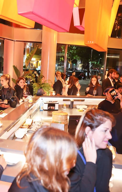 Sachi, el restaurant de Francisco Tinelli, el día de su inauguración
