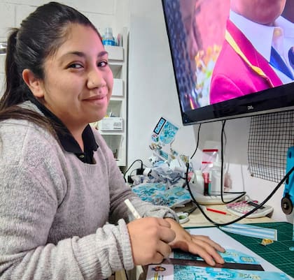 "Saco más o menos la misma plata que si trabajara afuera", dice Agustina sobre su emprendimiento personal