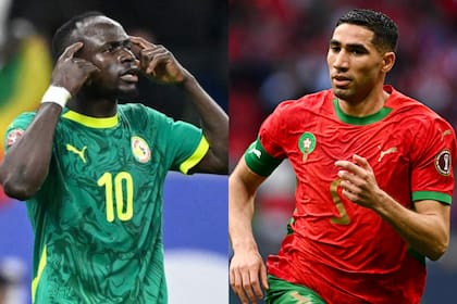 Sadio Mané y Achraf Hakimi, dos de los jugadores africanos más destacados de los últimos años, jugarán la final este domingo