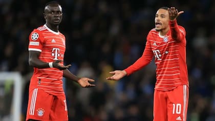 Sadio Mané y Leroy Sané.