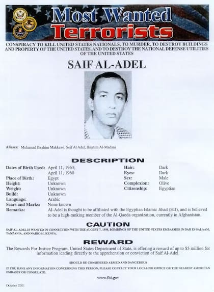 Saif al-Adel, el posible sucesor de Al-Zawahiri