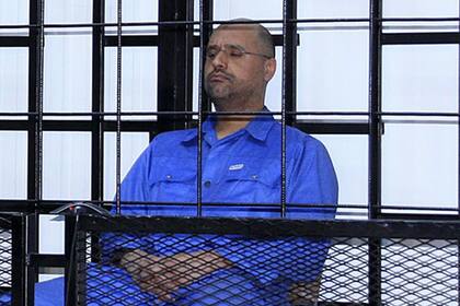 Saif al-Islam Khadafy, en una audiencia
