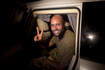 Saif al-Islam, uno de los hijos de Khadafy