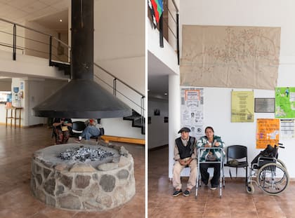 Sala de espera del Centro de Salud Intercultural Raguin Kien