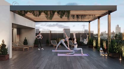Sala de yoga de Distrito Colegiales