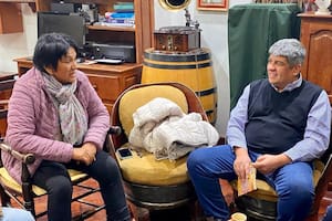 Sala y Moyano, en la casa de la líder de la Tupac Amaru, en Jujuy