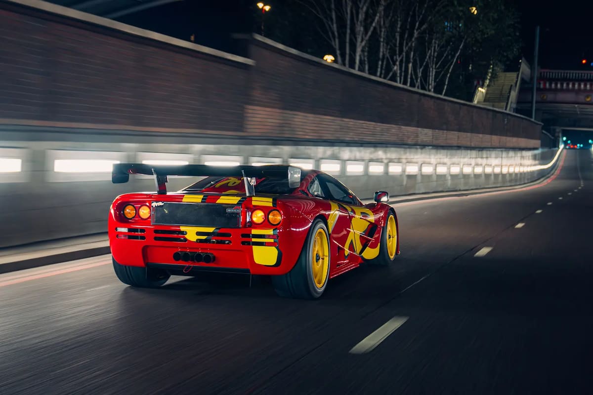 Sale a subasta el McLaren F1 GTR de 1996 que fue propiedad de Nick Mason (foto RM Sotheby´s)