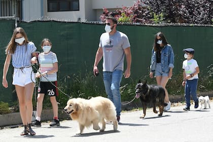 Salida familiar, con perros incluidos, en tiempos de pandemia