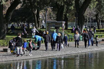 El Parque Centenario, uno de los espacios verdes elegido