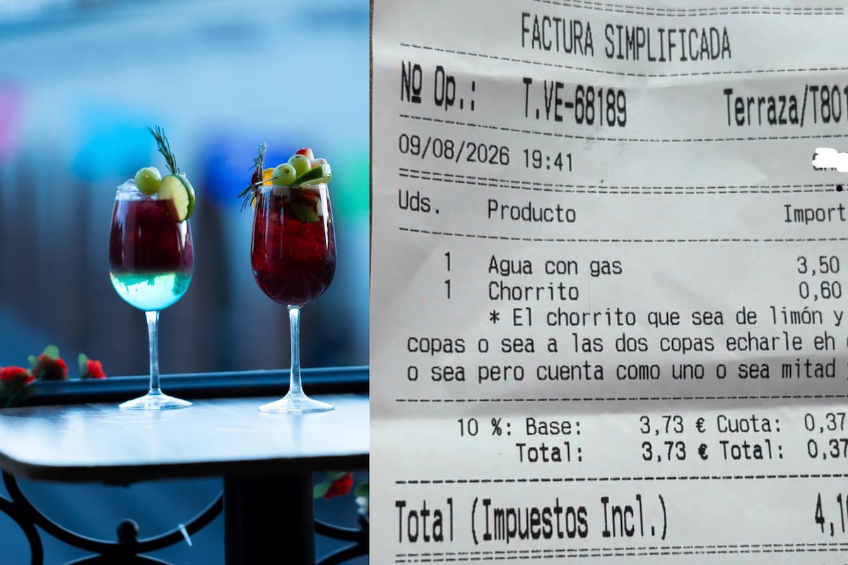 Salió a tomar unas copas a una terraza y el detalle del ticket lo dejó sin palabras
