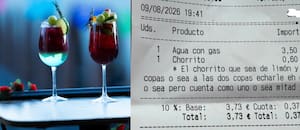 Salió a tomar una copa a una terraza, pero cuando recibió el ticket un detalle lo descolocó