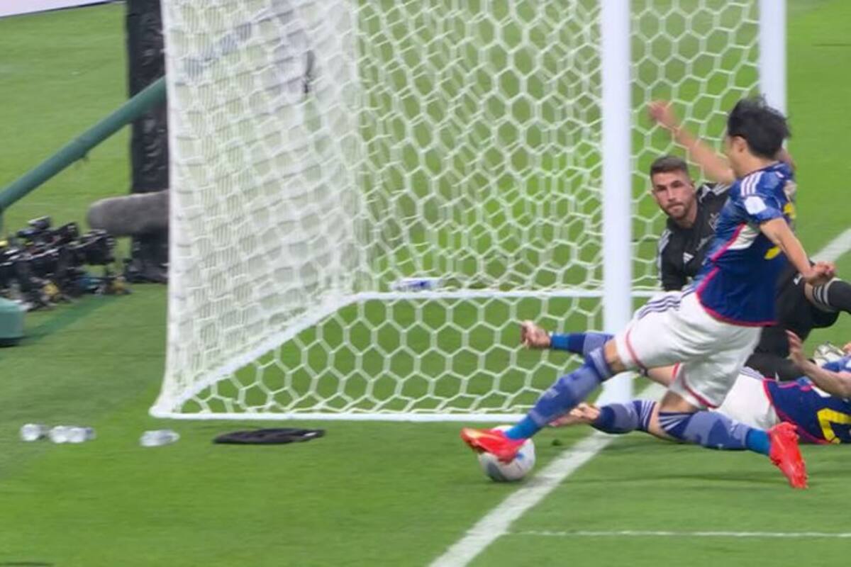 ¿Salió no? La jugada que derivó en el segundo gol de Japón ante España