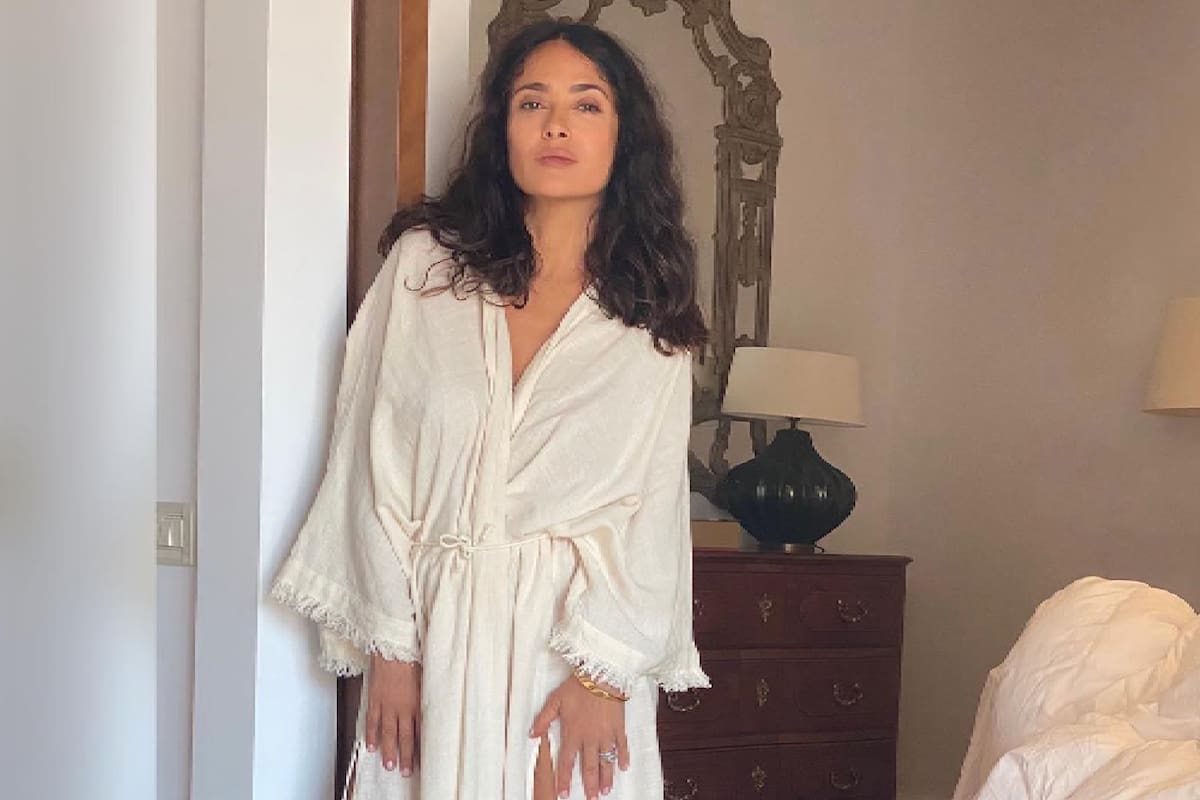 Salma Hayek compartió una foto al natural y sus fanáticos la llenaron de elogios en Instagram