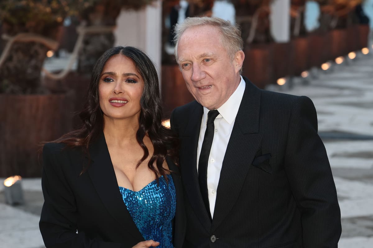 Salma Hayek y François-Henri Pinault el actual dueño de la marca Gucci