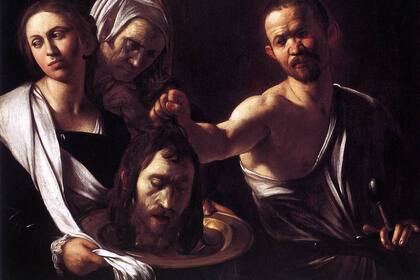 "Salomé con la cabeza del Bautista" (primera versión), de Caravaggio (1608), en la colección de la National Gallery de Londres