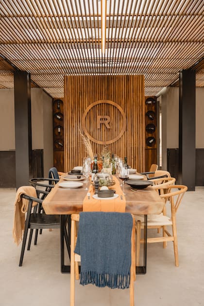 Salón de Observatorio, el nuevo restaurante de la bodega Dante Robino