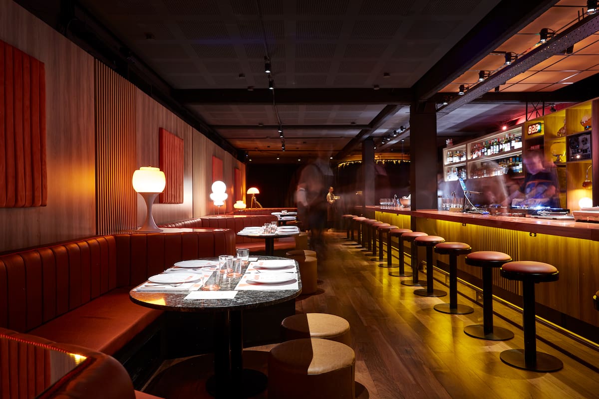 Salón de Víctor Audio Bar, en Palermo