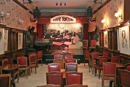 Salón del Tortoni, en avenida Corrientes