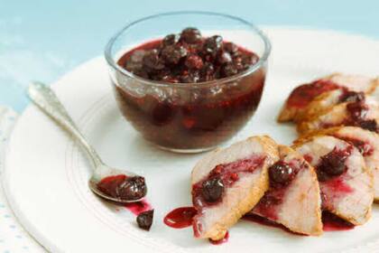 Salsa de arándanos