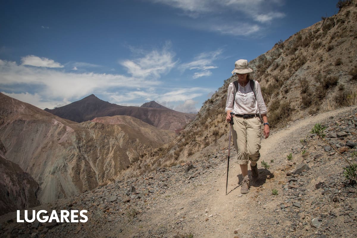 Salta tiene senderos que se adentran en paisajes descomunales