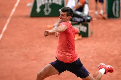 Salto a la cima: Novak Djokovic celebra tras ganar el Abierto de Francia