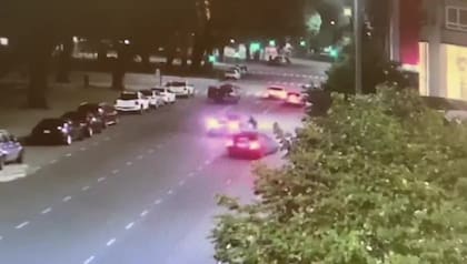 Salvio manejaba su automóvil en Puerto Madero cuando tuvo el incidente con su exposa
