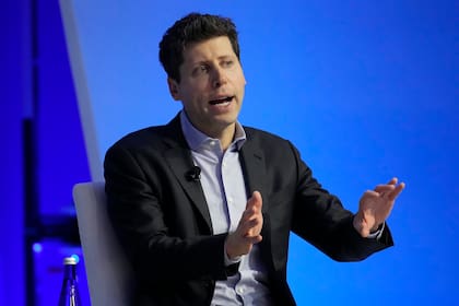 Sam Altman participa en una discusión durante el Foro de Cooperación Económica Asia-Pacífico (APEC), el jueves 16 de noviembre de 2023, en San Francisco. (AP Foto/Eric Risberg, Archivo)