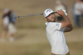 ¡Ay, bebé! Sam Burns toma el liderato en un Abierto Británico que no planeaba jugar