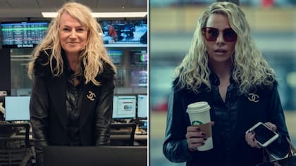 Sam McAlister (izquierda) bromea con que Piper supo captar su amor por las gafas de sol y los cafés con caramelo