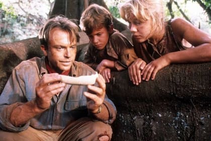 Sam Neill en la primera entrega de Jurassic Park