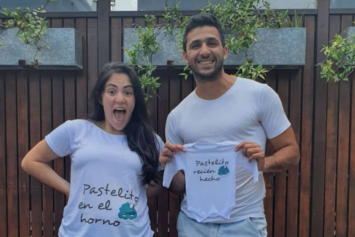 Samanta Casais reveló en su cuenta de Instagram el sexo del bebé que espera con su novio Juan Cruz Recchimuzzi