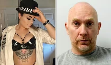 Samantha Lee, a la izquierda, no pudo investigar a Wayne Couzens, a la derecha (Imagen: Instagram/SWNS)