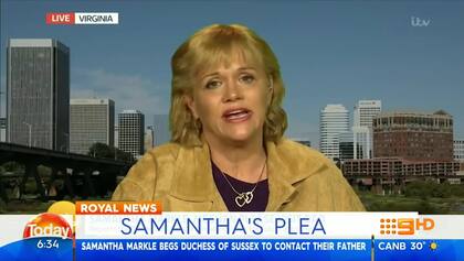 Samantha Markle demandó a su hermana en 2022