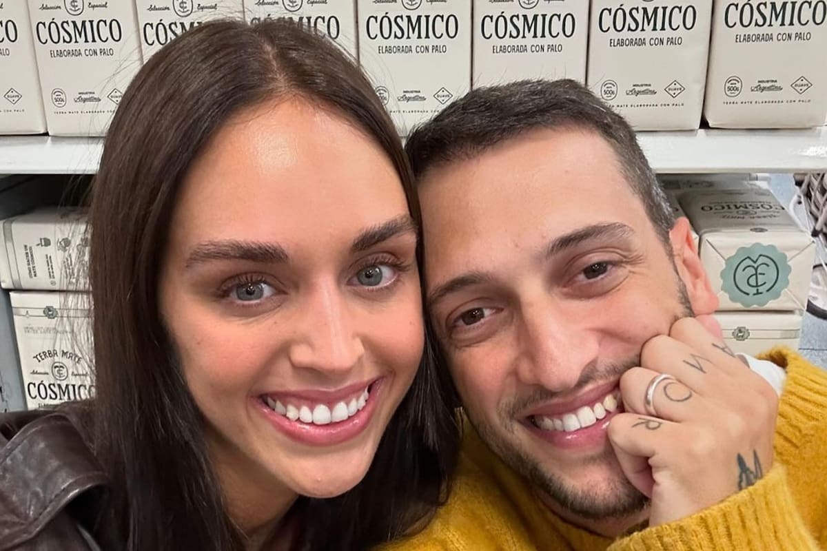 Samantha Trottier y Hernán Regiardo causaron furor con su yerba mate (Foto: Instagram @samtrottierr)