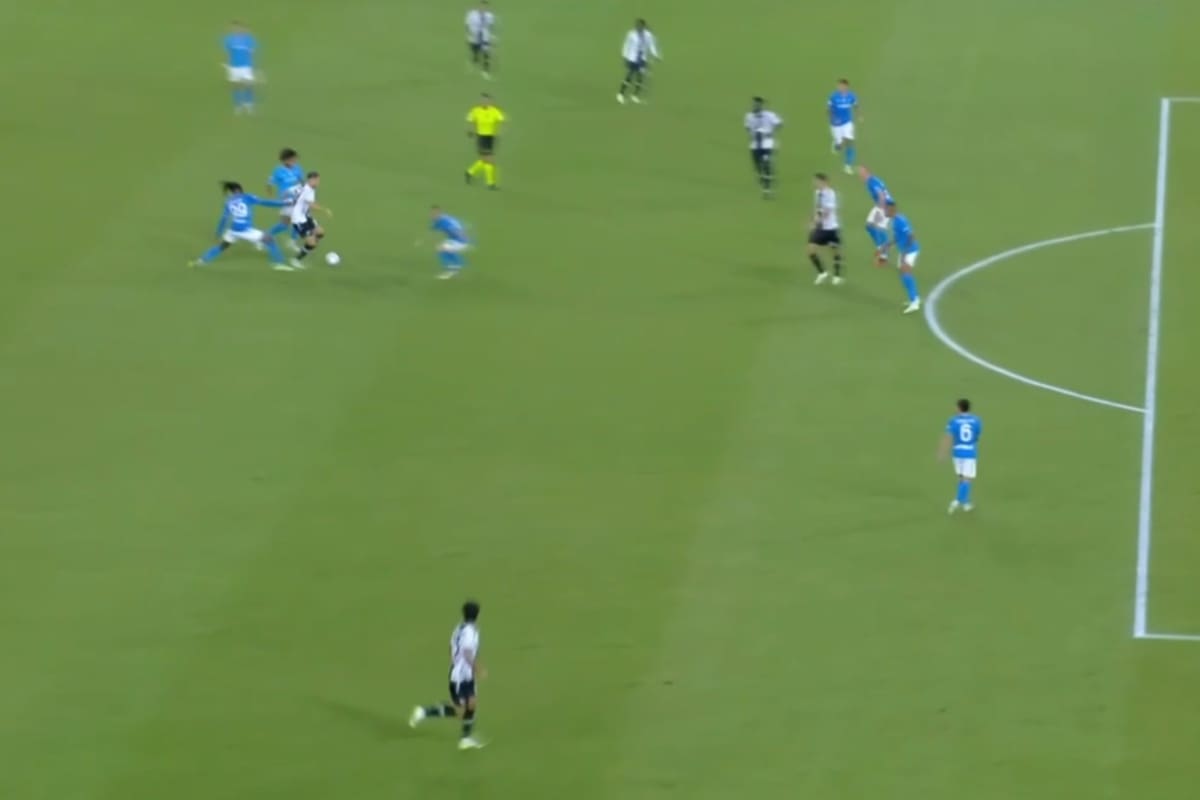 Samardzic ya empezó su notable apilada para conseguir el descuento de Udinese frente a Napoli