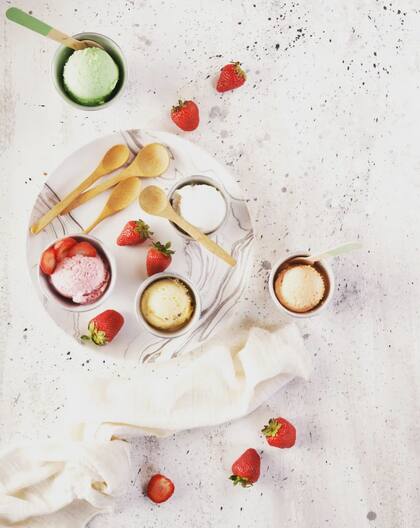 Sambayón, chocolate Cabsha, frutos del bosque, mousse de maracuyá y limón, algunos de los éxitos de Saverio.