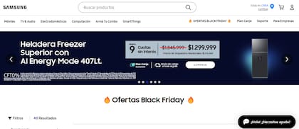 Samsung ya presentó su lista de productos para el Black Friday