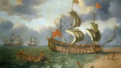 Samuel Pepys, el famoso diarista y administrador naval del siglo XVII, fue testigo del hundimiento del Gloucester