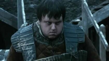 Samwell practica su cara de malo cuando deba volver a enfrentarse a los Caminantes blancos