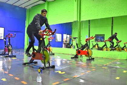 San Juan habilitó también sus gimnasios, con distancia social
