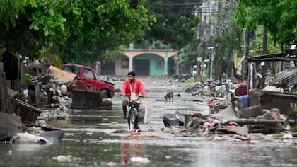 San Andrés y Providencia quedaron prácticamente destruidas tras el huracán Iota en 2020 / Getty Images