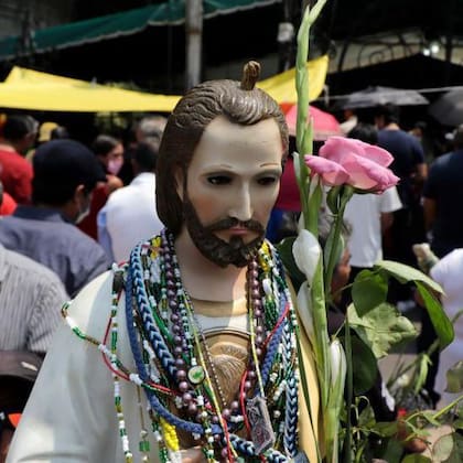 San Judas Tadeo, un santo de la Iglesia católica, ha sido incorporado a los cultos de grupos criminales.