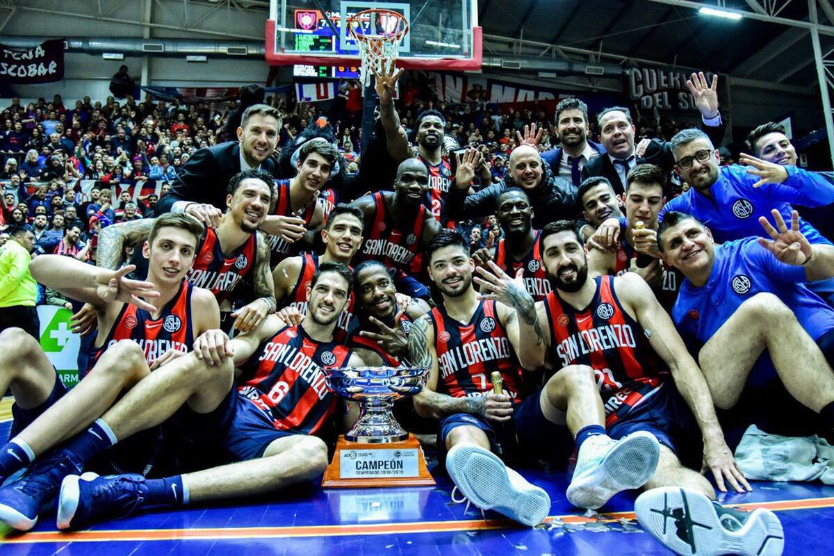San Lorenzo, el campeón defensor de la Liga Nacional